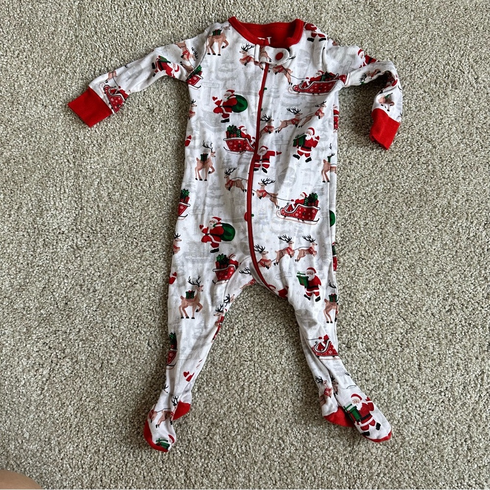 Pj place baby holiday Christmas onesie